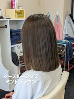 シャルシェ(Chercher) シースルーCOLORアクアミントブラウン