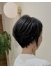カット＋白髪染めカラー｜大人女性の艶髪透明感カラー