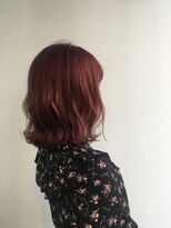 ヘアメイク オブジェ(hair make objet) チェリーピンクなボブ KAI