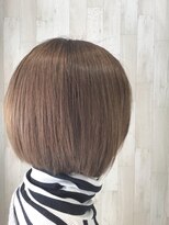 マニス(manis) 大人可愛い30代・40代・50代◎バイオレットブラウン×ミニボブ