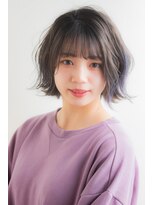 ジャン クロード ビギン 表参道店(JEAN CLAUDE BIGUINE)&nbsp;グラデーション アッシュボブ 20代30代40代 くびれ 前髪