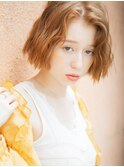フレンチボブ 担当 森 /美髪/ネイビーカラー