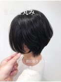 大人女性の王道ショートボブ