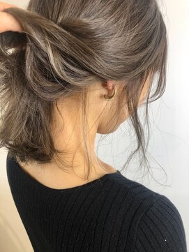 スティル ヘアアンドアイラッシュ(STILL hair&eyelash) 【STILLが叶える‥】透け感グレージュ☆インナーハイライト