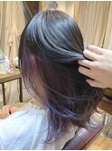 【ROULAND坂本】インナーカラーパープル20代30代