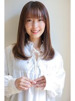 イオエ 岡本(ioe)&nbsp;黒髪/グレーベージュ/レイヤーロング/前髪パーマ/艶髪/髪質改善