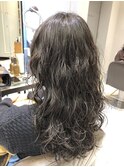 低温デジタルパーマで作るくるくるロングヘアパーマ