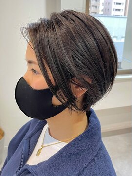 カルゥグラッシー(KALOU glassi) くびれショート◎オリーブブラウン