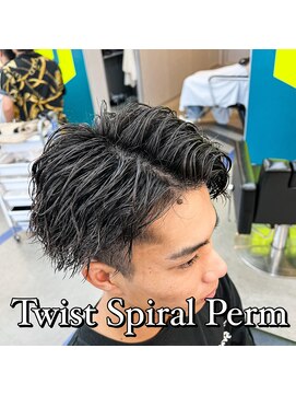 ダズルヘアラッシュ(DAZZLE hair RUSH) かきあげスタイル!ツイストスパイラルパーマ!