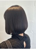 【暗髪&ツヤ髪】ツヤ髪ボブ♪