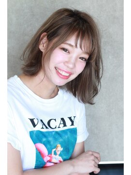 ラビマーニ 箕面店(Labimani) Labimani]切りっぱなしボブ