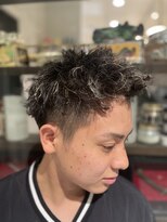 ヒロギンザ 大阪本店(HIRO GINZA)&nbsp;ツイストパーマ×ホワイトメッシュ