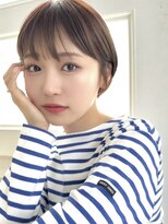 ミンクス渋谷スマートサロン(MINX shibuya smart salon)&nbsp;魅力倍増カール シアーカラー ショート 姫カット ダークアッシュ