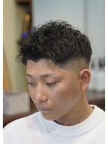 アパッシュ 東光店(Apache)&nbsp;メンズショートスタイル×シャドウパーマ