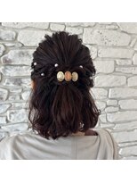 ヘアー ルセロ アット プリム(hair lucero @ prim) ハーフアップアレンジ