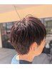 【頭皮用シャンプートリートメントプレゼント！】カラー+メンズカット