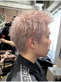 スパイキーショート ピンク