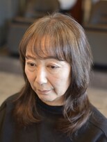 スイ(Sui)&nbsp;レイヤーカット&明るい白髪染め