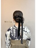 卒業式.袴アレンジ＊大人かわいいタイトアレンジ