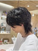 毛流れパーマ