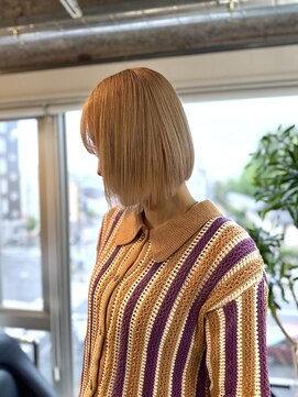 ヘアースタジオゼン アドバンス(hair studio Zen advance) ホワイトミルクティーボブ