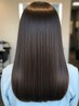 癖毛悩み解消◎カット+美髪ストレート+水トリートメント