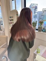 オン キャナルシティ博多前店(on)&nbsp;【竹内哉汰】大人艶髪レッドブラウン/髪質改善/30代/博多