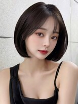 ユーフォリア 渋谷グランデ(Euphoria SHIBUYA GRANDE)&nbsp;渋谷 ボブ 韓国ヘア ショートボブ 顔周りレイヤー 小顔カット