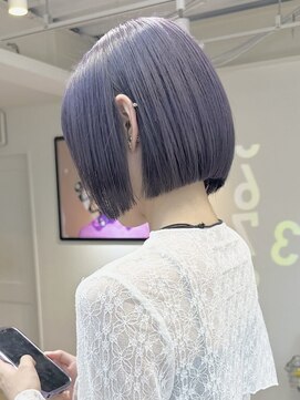 ラック 表参道(LUCK) ニュアンスカラー/ ぱつんとボブ/デザインカラー/ブリーチ