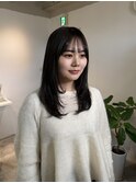 グレージュカラー／レイヤースタイル