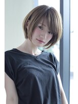 ネオリーブウリ 二子玉川店(Neolive uri)&nbsp;黒髪ボブルフネビージュ小顔ワンレン《二子玉川》