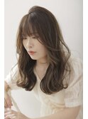 レイヤーカット/顔まわりカット/韓国ヘア/ロングレイヤー