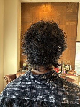 ボウベルズ ヘア アンド メイクアップ ドレッシング Bowbells hair&make up dressing メンズウルフパーマ