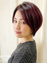 エノア 東京(ENORE)&nbsp;透明感ピンクで白髪ぼかしハイライト