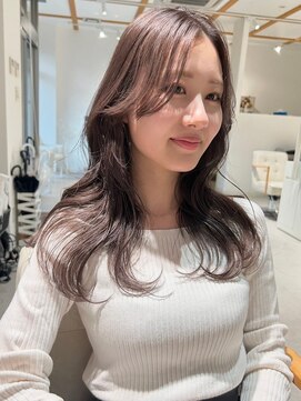 ソア 並木坂(Soa) ラベンダー/韓国スタイル/レイヤーカット/並木坂/透明感カラー