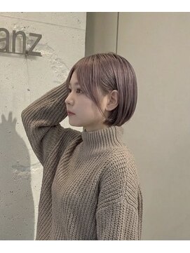 アルバサンス 三条烏丸御池店(albasanz) ショート/ショートボブ/ハイライト/前髪/学割/10代/20代/30代