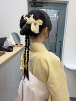 ヒョンミョン ライズバイレボ 柏西口店(hyon myon/RISEbyREVO)&nbsp;リボンカチモリ/卒業式ヘア/成人式ヘア