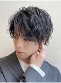 仙台波巻きパーマツイストスパイラルシャドウパーマッシュウルフ