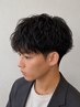 カット＋デザインパーマ(ニュアンス/フェザー/シャドウ/ツイストスパイラル)