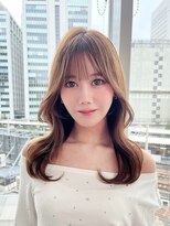 ポケット 渋谷(POCKET)&nbsp;レイヤーカットくびれヘア韓国ヘア渋谷美容室