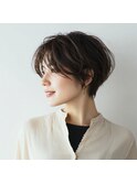ひし形小顔ショートボブ/絶壁解消/40代/50代/60代/大人ショート