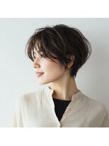 アンサ 長岡天神店(ANSA)&nbsp;ひし形小顔ショートボブ/絶壁解消/40代/50代/60代/大人ショート