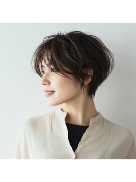 アンサ 長岡天神店(ANSA) ひし形小顔ショートボブ/絶壁解消/40代/50代/60代/大人ショート