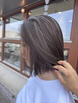エムサロン 前橋川原(emusalon)&nbsp;ワンレンボブ/カット/ハイライト