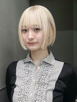 アルバム 新宿(ALBUM SHINJUKU)&nbsp;ストレートブロンドボブ_F21636