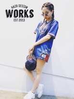 ワークス ヘアデザイン(WORKS HAIR DESIGN)&nbsp;ボクサーブレーズコーンロウ