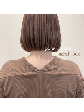 リム(Limb) ミニボブ　ピンクベージュ【Limb】