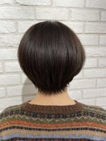 アッシュ 稲田堤店(Ash)&nbsp;ナチュラルグレージュ×丸みショートボブ