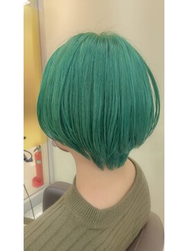 プールドゥマン 屯田(POUR DEMAIN) 【PORDEMAIN】高彩度カラーGREEN