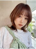 大人ウルフレイヤー 大人可愛い 顔まわりレイヤー 20代30代40代